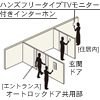 カラーモニター付きオートロックシステム